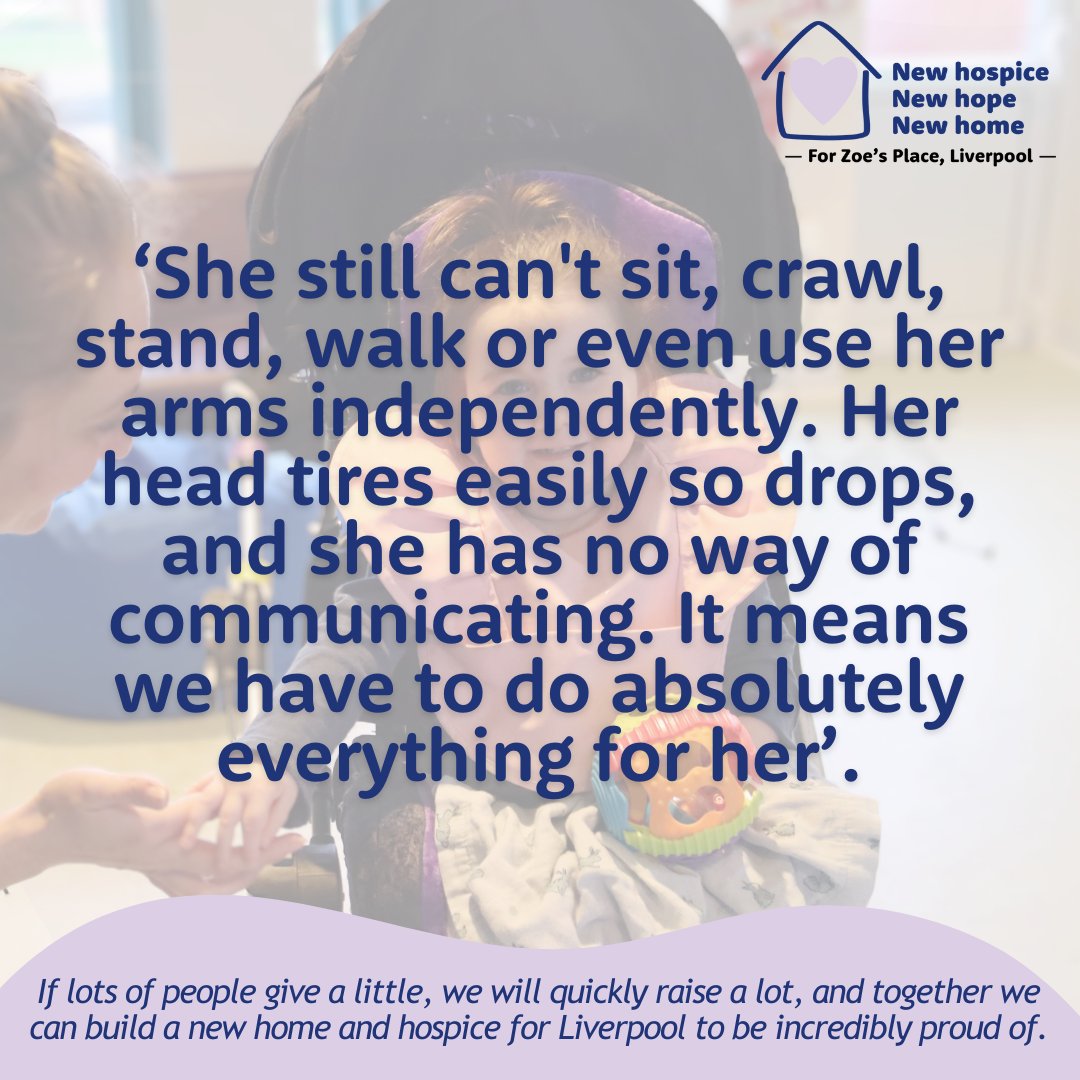 Lottie's story...💜 We need help from our local community and businesses, so we can continue to support families like Lottie's. Together we can ensure a new, specialist hospice to be incredibly proud of. Support our appeal here: bit.ly/zpnewhome 🏠 #zoesplacenewhome