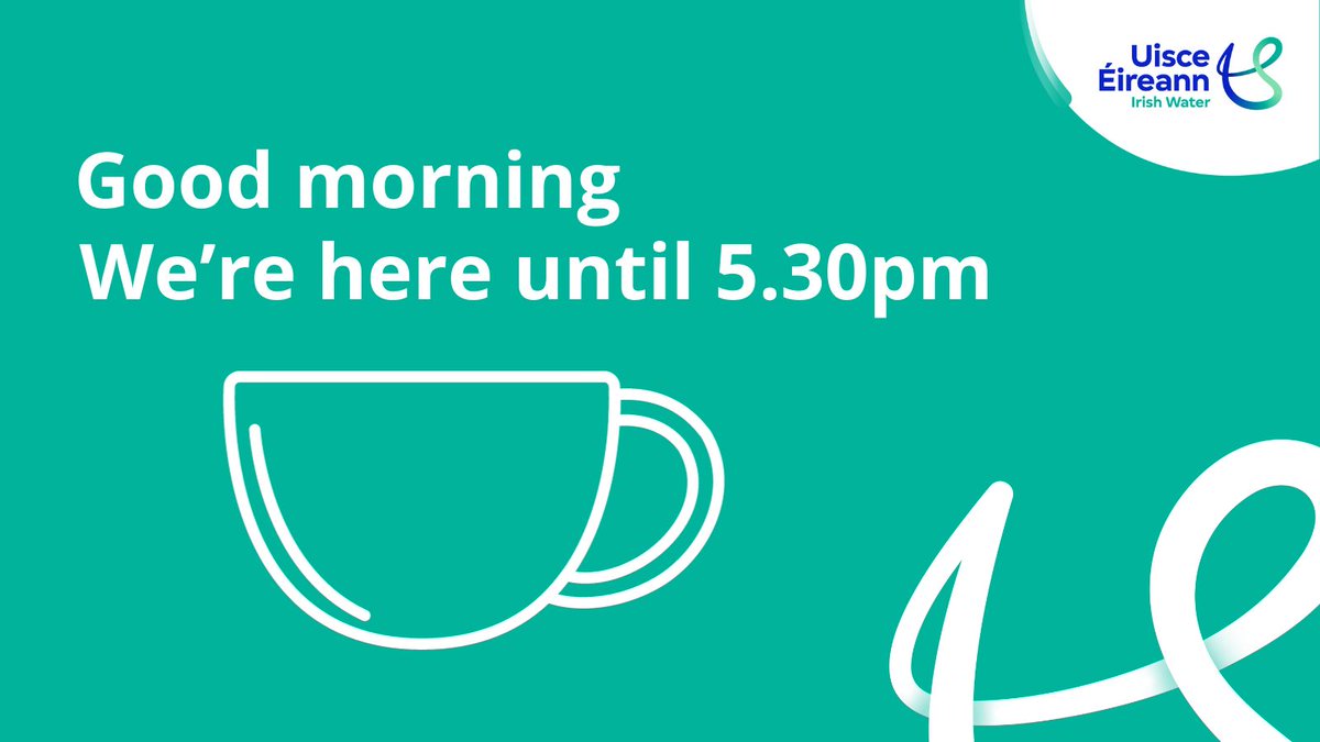 Good morning, if there is something we can help you with today, please let us know. We’re here until 5:30pm.