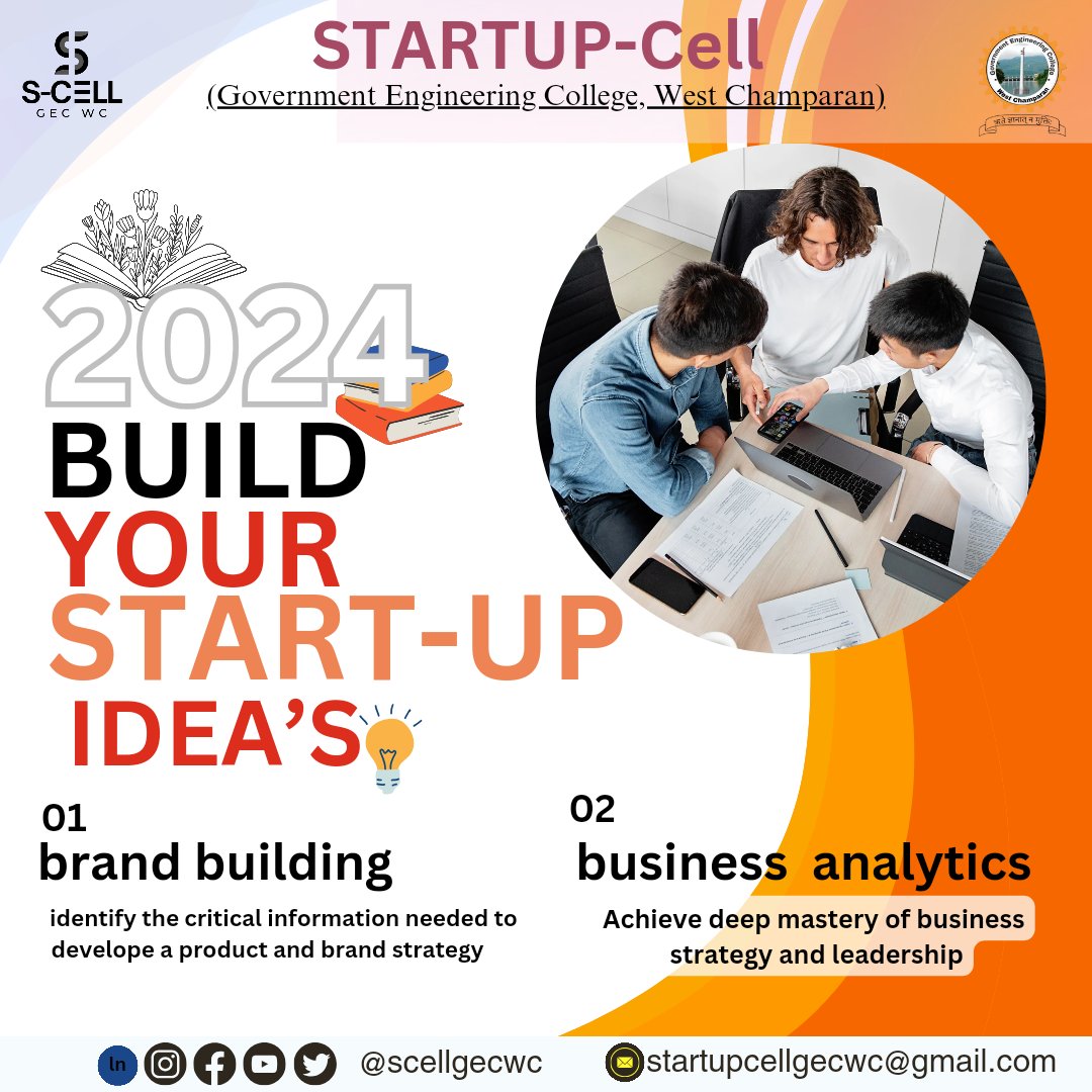 'Build Your Startup Ideas '
#startup 
#scellgecwc
#startupbihar 
#startupindia