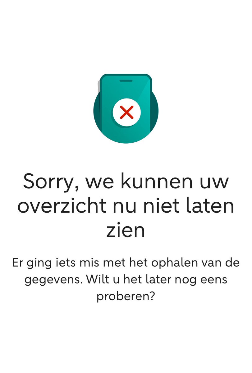 weer eens storing in de app @ABNAMRO