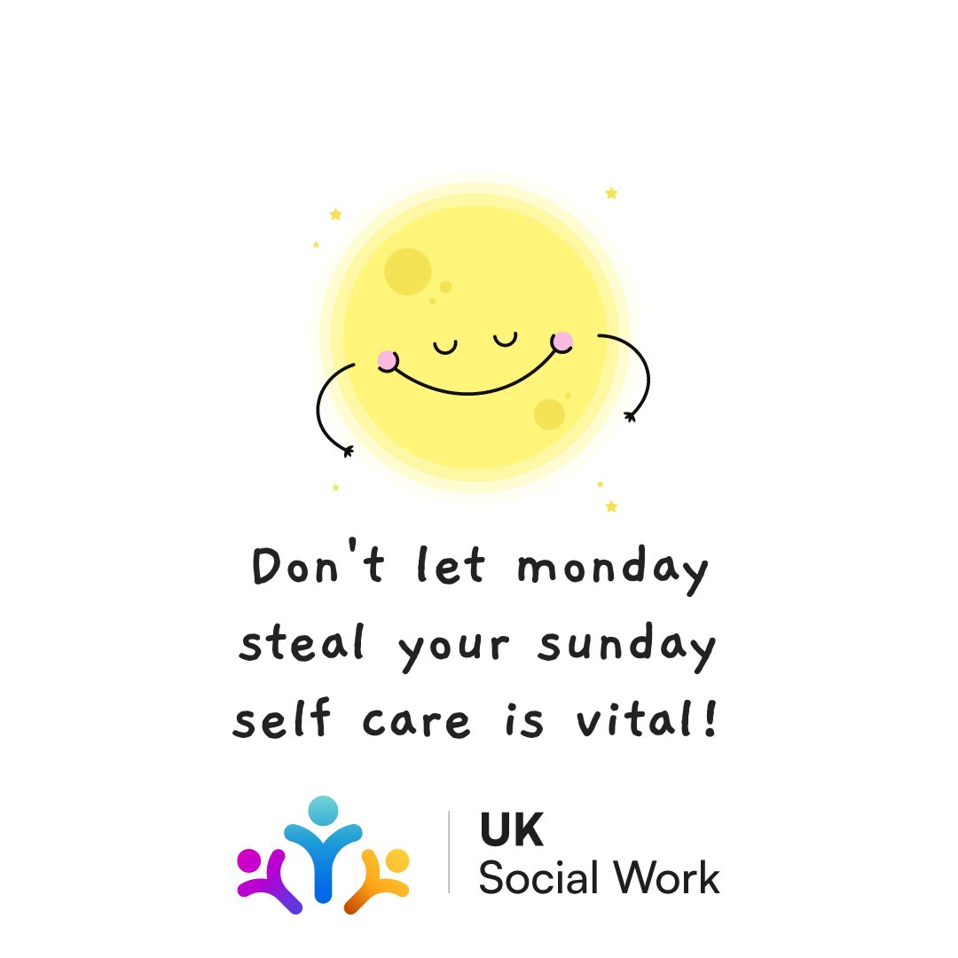 Happy Sunday folks!

#socialwork
#sunday
#selfcare
#uksocialwork
#socialworkers