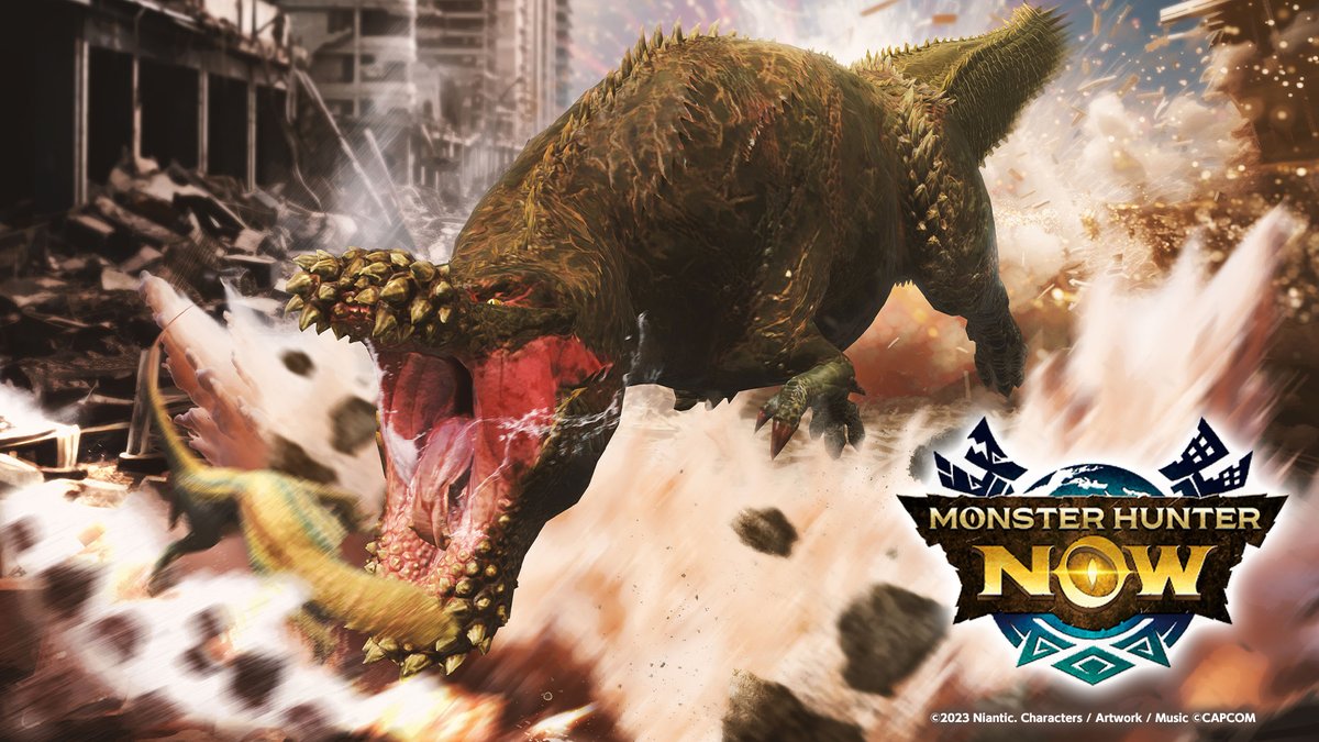 📢 Invasion of the Ravenous Deviljho! Starting April 29th at 9am, expect more frequent occurrences of volatile territories! Prepare your equipment and get ready to join the hunt 👊 #MHNow monsterhunternow.com/news/deviljho-…