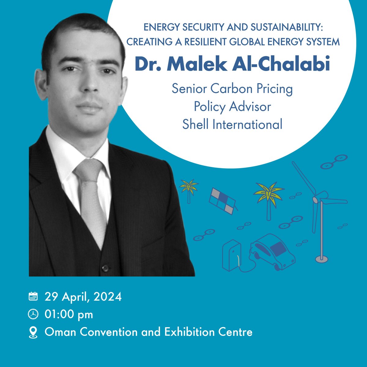 Meet our speaker 🗣🎙️ at the <a href="/isrtconference/">ISRTConference</a>

#Shell’s Senior Carbon Pricing Policy Advisor, Dr. Malek Al-Chalabi, leads Shell’s global efforts on carbon pricing policy across multiple trade associations.