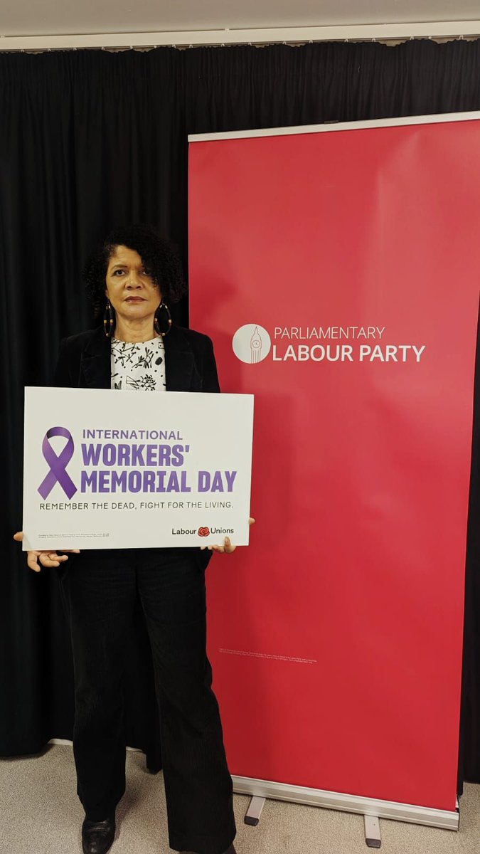 Today is #WorkersMemorialDay when we remember those killed or seriously injured at work. We honour their memory and continue the fight for safety and security in the workplace #LaboursNewDeal