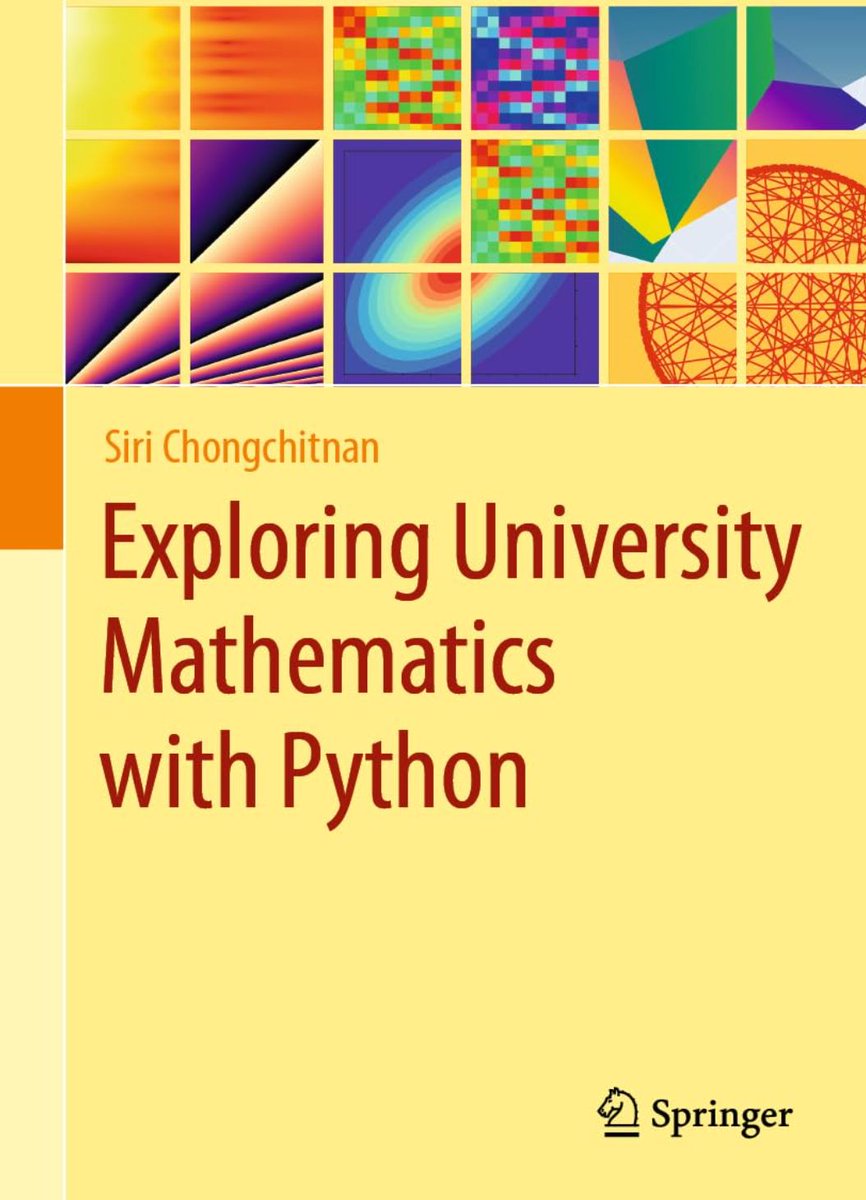 Exploring University #Mathematics with #Python! #BigData #Analytics #DataScience #AI #MachineLearning #IoT #IIoT #PyTorch #RStats #TensorFlow #Java #CloudComputing #Serverless #DataScientist #Linux #Books #Programming #Coding #100DaysofCode 
geni.us/University-Math