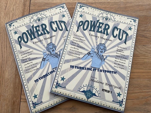 Delighted to receive my contributor's copy of Power Cut from @powercutmag. Absolutely buzzing to be included in issue 1. And I hope the newest lit-mag coming out of Scotland goes from strength to strength.