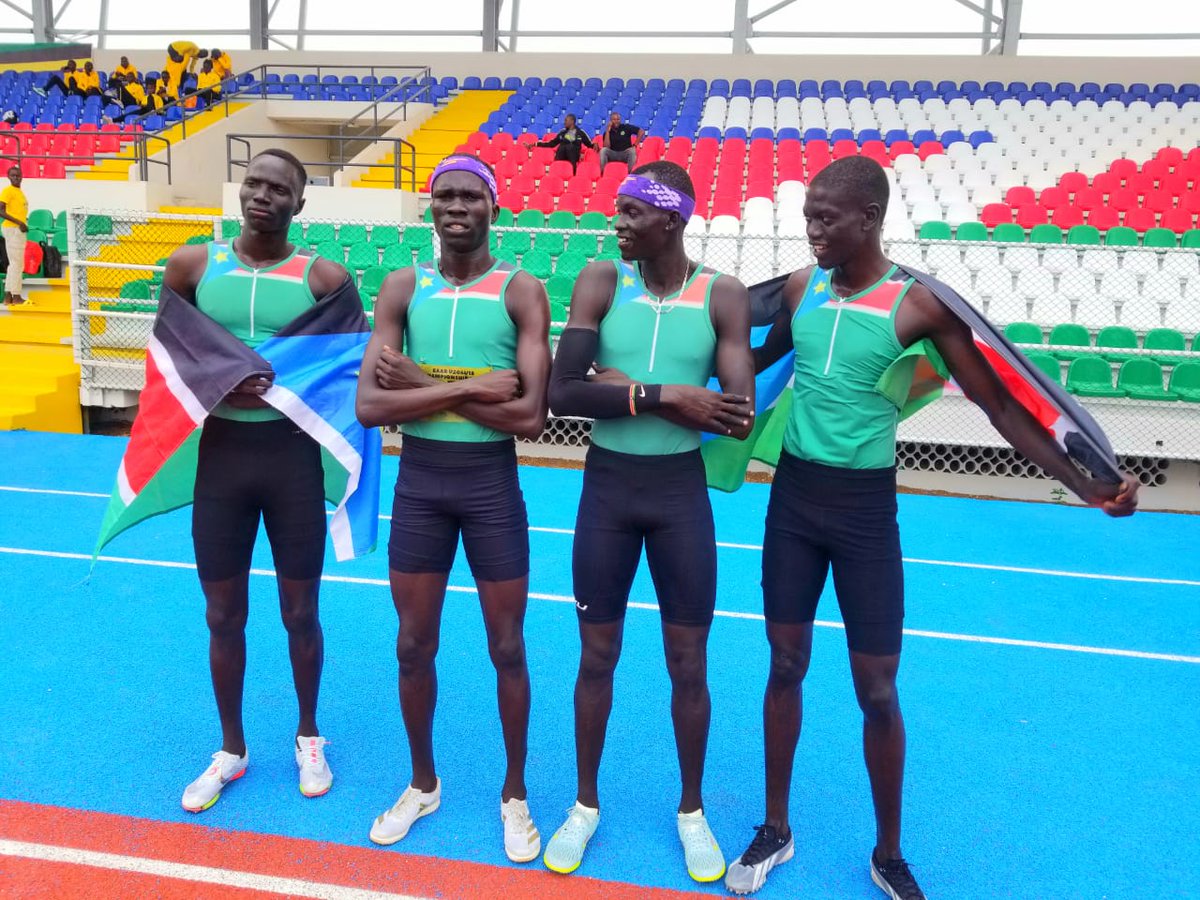 Congratulations #tass 
2 SILVER MEDAL 🥈 in long jump  and 4×400Relay in U20
SILVER MEDAL 🥈 in 1500m and 5000m  By AjithThalang 
Congratulations to South Sudan 🇸🇸 
#SSOX