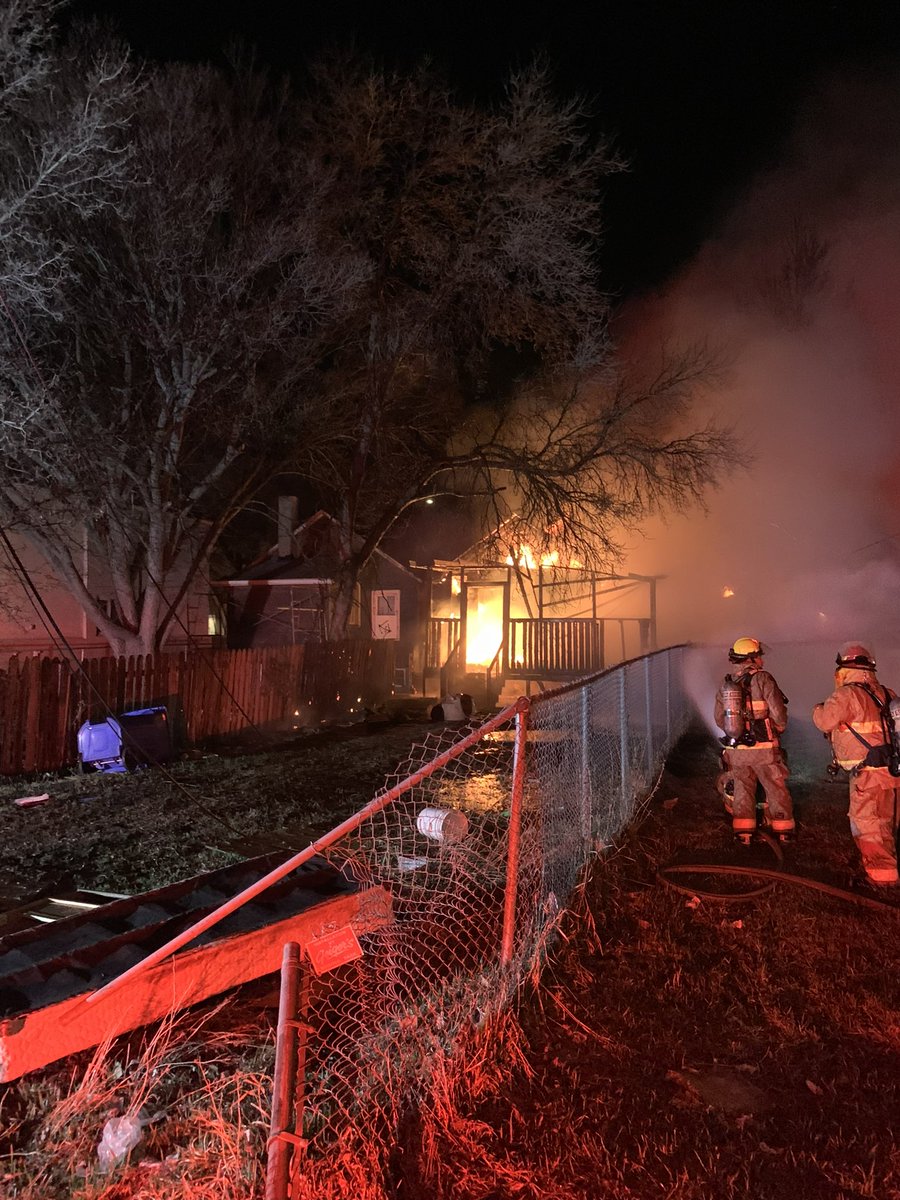Crews responded to a house fire 900 Blk Rae St. at 10:53 pm. Fire was under control quickly but did damage the adjacent property. Significant damage to the home. All searches were completed. No injuries. Fire will be under investigation. #YQR