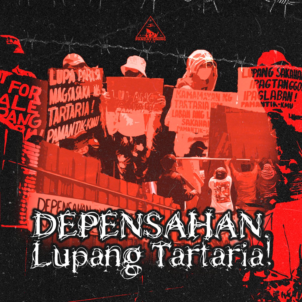 Tayo ay tumindig kasama ang ating mga kababayan! Makisama sa laban ng mga taga- Tartaria at huwag magpasupil sa mga dikta ng mapang-aping estado! Itigil ang karahasan! Protektahan ang Lupang Tartaria! #ProtektahanAngLupangTartaria #LupaSaMagsasaka