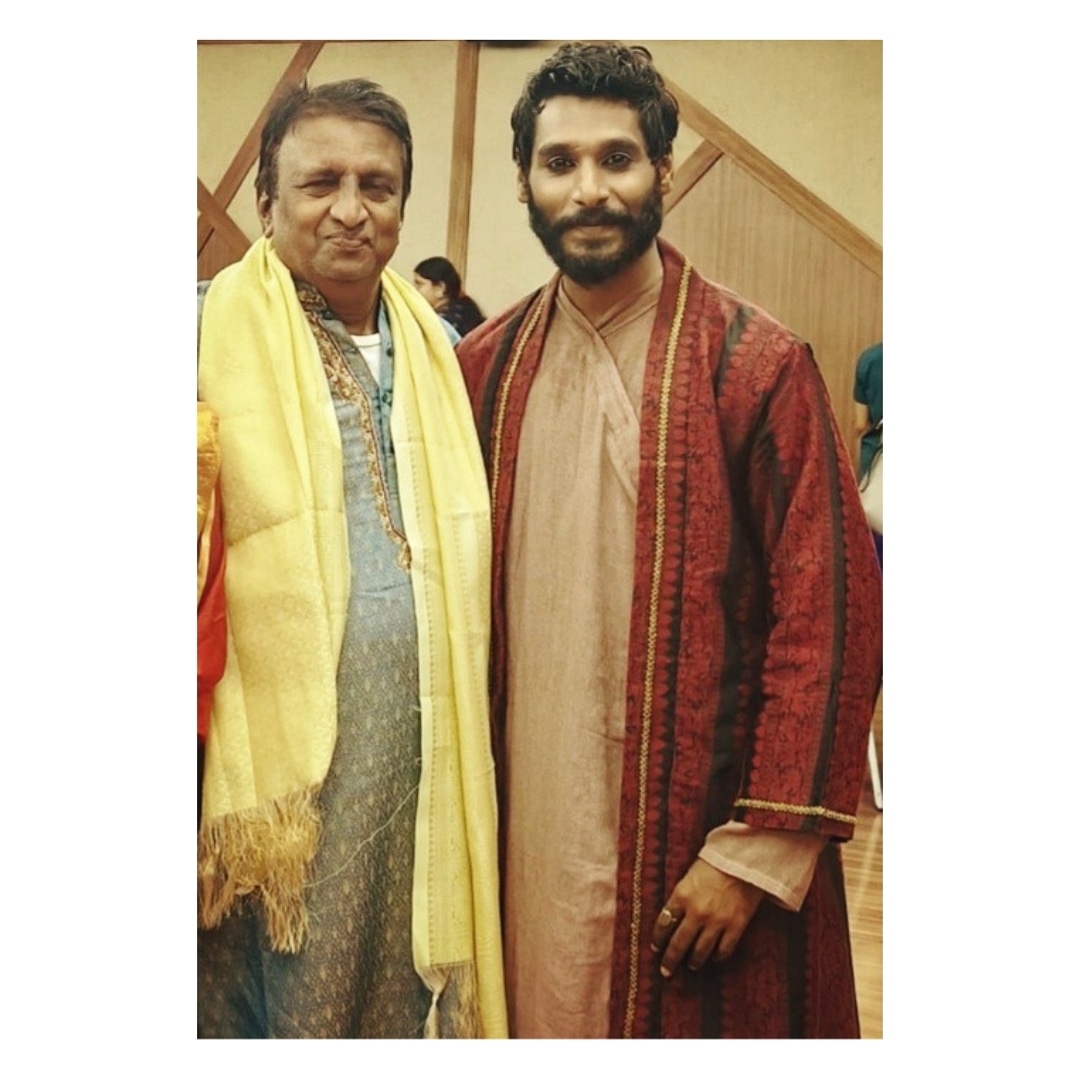 Kuchipudi-Kathakali exponent, actor, choreographer & renowned dance critic  Sir Guru Vijay Shanker  ji🙏☺  Your blessings fuel my passion and drive to continue growing as dance student.Thank you from the bottom of my heart for your kindness words  & encouragement.