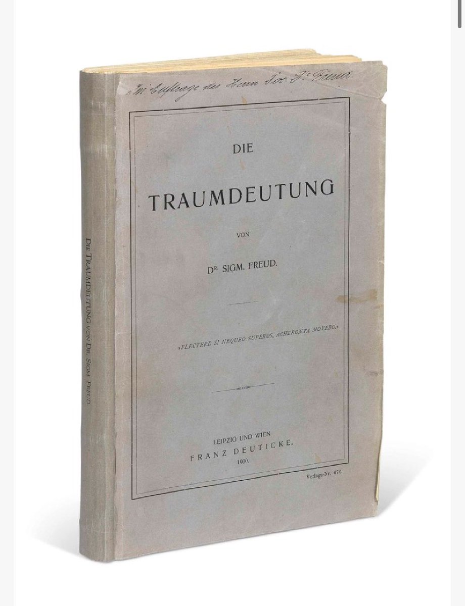 Freud’s “The Interpretation of Dreams” is a treasure often given up on due to the interminably dry first chapter which is essentially a literature review. I always encourage new readers to start with Chapter Two and the analysis of the dream of Irma’s Injection. A 🧵