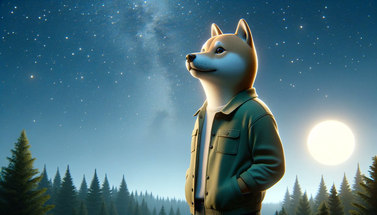 Goodnight My $SHIB Family! 🌕

Let the stars guide you to a peaceful rest, as each day you are closer to realizing your visions. Dream boldly tonight #SHIBARMY, for every sunrise is a fresh chance to transform aspirations into achievements. 

Living the Dream with each dawn.