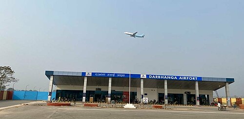 The nearest airport to Sitamarhi is not Patna Airport but Darbhanga Airport. Here is the proposed design vs actual building. Whose fault is this ? Nitish, Lalu, Sushil Modi, Rabri or Biharis ? 

No, the AAI and Central govt are solely responsible for this neglect of Bihar. (1/2)