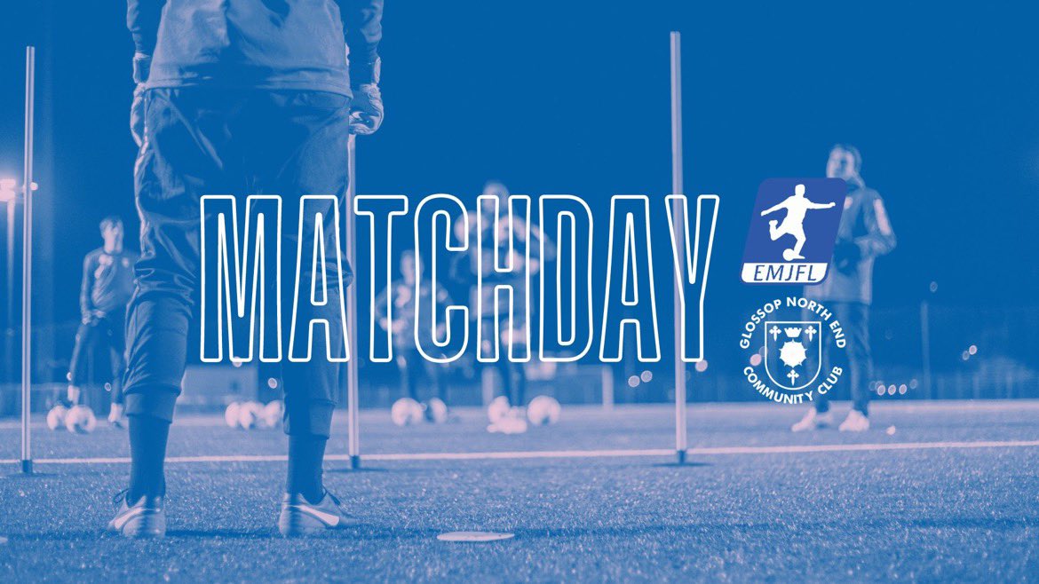 🔵Home Game⚪️

The #under18s play at home in the @EMJFL today! 

 📍Glossop Community Sports Hub 
🆚 @ChorleyFCManc 
🏆@EMJFL 
🕰 10am
📅 Sunday 28th April 
💷 Free entry
🚗 SK13 7QG 
👕🔵⚪️@GasCareuk
 ☕🍫

#VivaGNE  #PlayForYourTown #BestWeCanBe