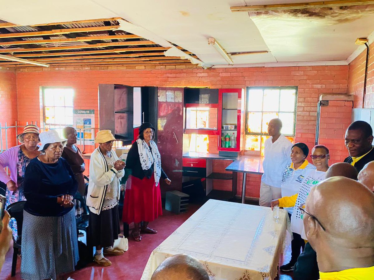 [IN PICTURES] ANC Deputy President Cde Paul Mashatile greeting different church members at Ward 33 reminding congregations to go out in numbers on the 29 May 2024 and vote for the ANC, at Ntabankulu multi-purpose center VD, Ward 33 East zone, Sedibeng Region. 📍Sebokeng East…