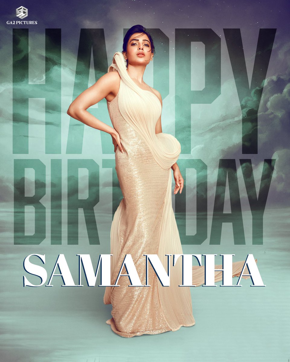 Wishing Happiest Birthday to the supremely talented actress and gorgeous beauty @Samanthaprabhu2 garu!🎉 We wish you a blockbuster year ahead💥❤️ #HappyBirthdaySamantha #HBDSamantha
