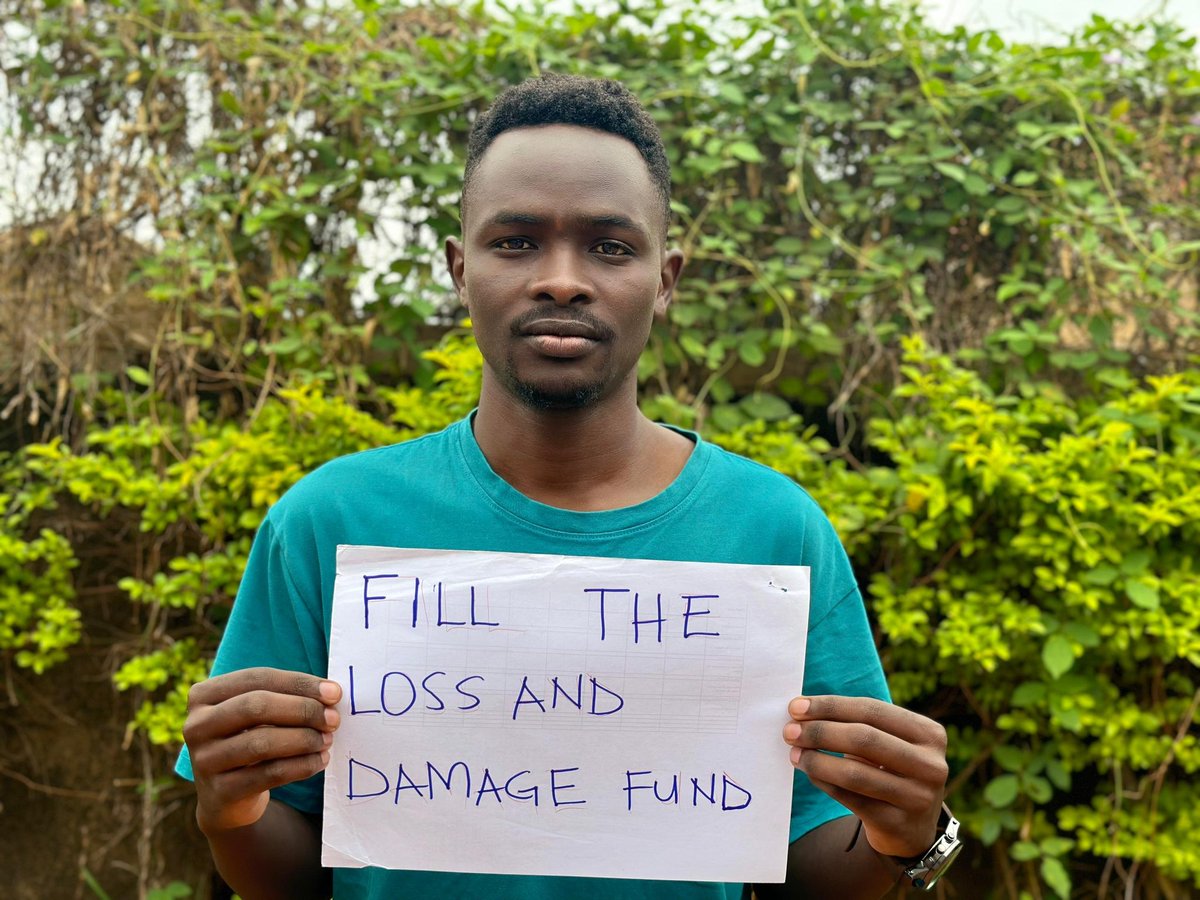 Last year at @COP28_UAE the #LossAndDamage Fund was operationalised. However, developed nations pledged in millions, which was less than the estimated $400 billion in annual losses developing nations face. ‼️PLEDGES WILL NOT FIX THE #CLIMATECRISIS #ClimateJusticeNow #FillTheFund