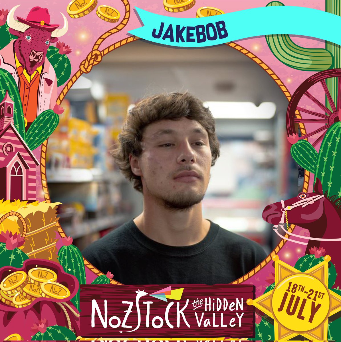 First festival booking ✅ Catch me spinning UKG at @Nozstock Saturday 20th July opening up the Bullpen stage 🐂 Give me a signal if you're rolling💨💨