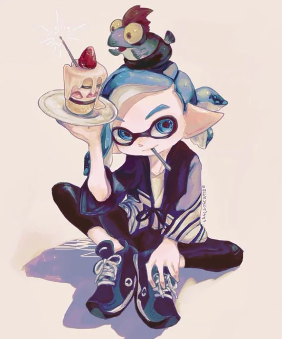 # 上手い下手は別にして自分の絵柄のここが好きを自分で言う二次創作だけども、表情かな…。色と影と光の付け方は好き、かな。 