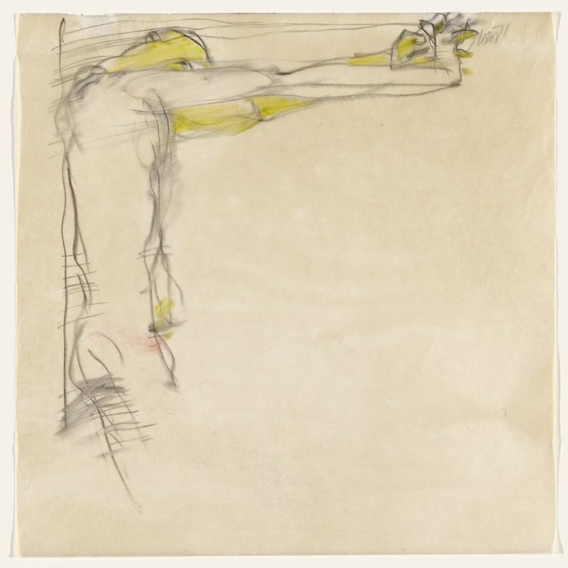 Male Figure with Outstretched Arms, Study for the Beethoven Frieze, c.1902 botfrens.com/collections/10…