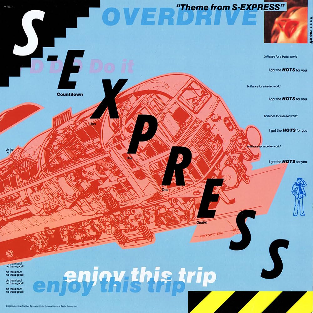 🎶 'Theme from S-Express' by S-Express was No.1 on the UK Top 40 singles chart 36 years ago, April 28th 1988 #80s