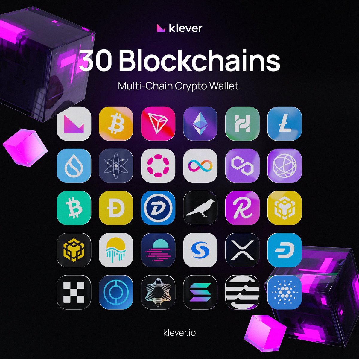 #Klever supports more than 30 #Blockchain #KLV is one of the Blockchain that I use the most every day, #KleverWallet is very easy to use and one of the fastest I have tried, a bright future ahead
$KLV #KleverChain #KleverSafe #BTC  #Bitcoin #Crypto