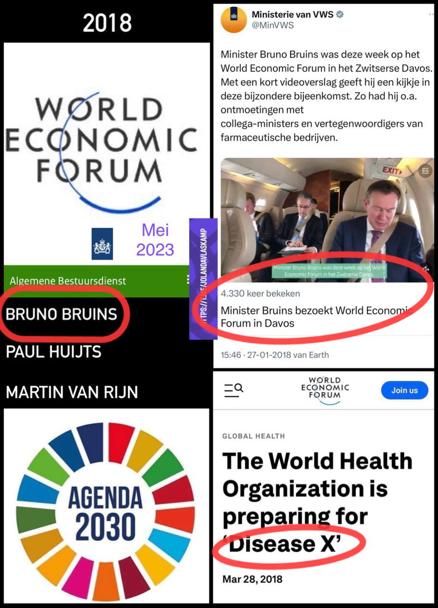 Bruno #masonslaafje Bruins

VVD, vm. JOVD🚩. Minister Medische Zorg (2017-2020)🚩, nu adviseur @RaadvanState🚩. Acteur C/V & oververmoeidheid🚩. @Intravacc 🚩 @UNICEFnl🚩 @Renewi_NL 🚩: Banencaroussel. WEF🚩. #Shill. 

#Wall
#PiramidHands
#FakeCojona #HailBaphomet 
#WEF #SDGs