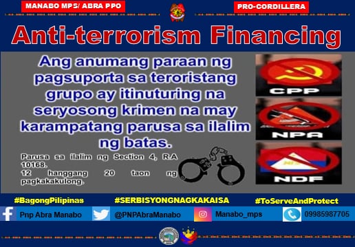 PNPAbraManabo's tweet photo. #BagongPilipinas 
#ToServeAndProtect 
#MahusayMatatagAtMaaasahanNaKapulisan
#SaBagongPilipinasAngGustongPulisLigtasKa https://t.co/zRWHSrLnPu