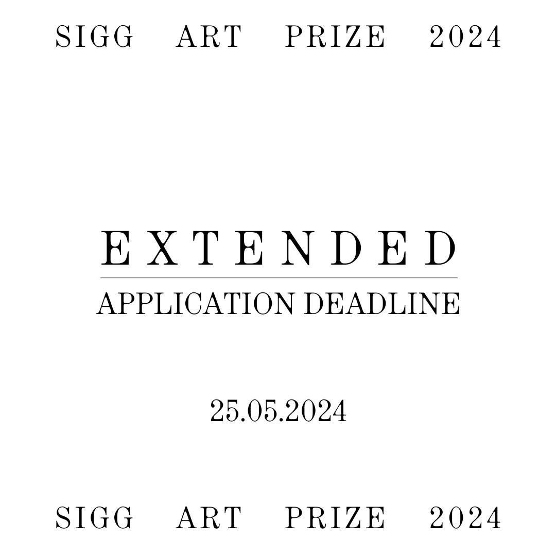 APPLICATION DEADLINE EXTENDED Selection Committee unveiled tomorrow ✨ #ArtificialImagination #FutureDesert #SiggArtPrize