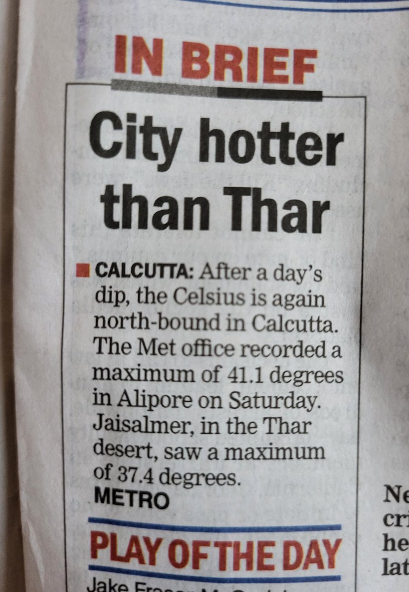 'The heat is on', it almost is unbearable in #Kolkata at the moment. #HeatWave