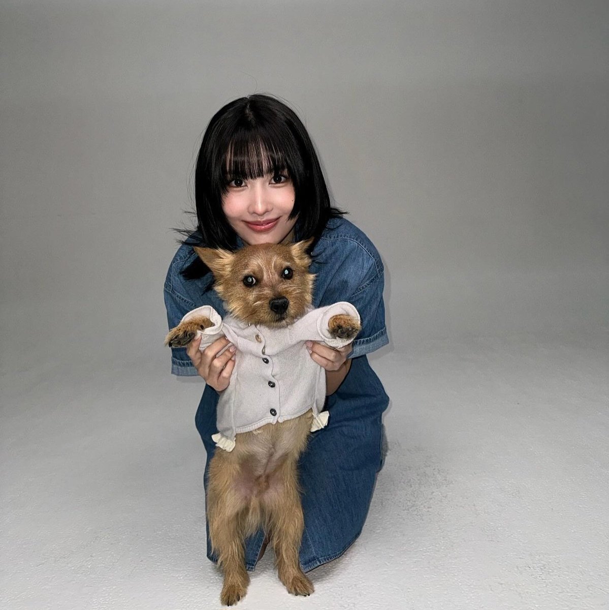 Momo and her favourite son