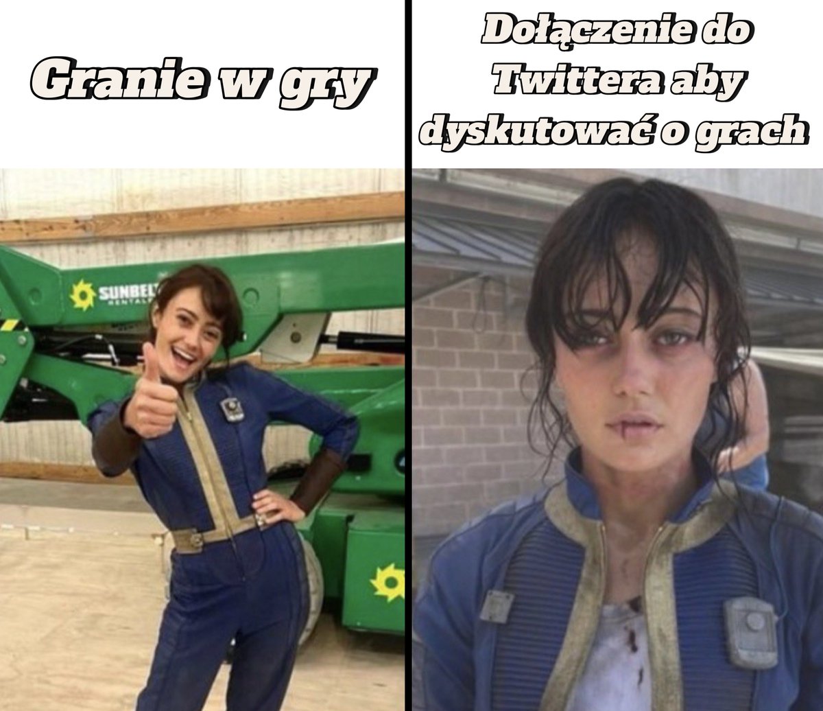 Dimisionx's tweet photo. Dzień dobry 👋
Jak tam, jest już dziś jakaś drama❓
Pamiętacie swoje pierwsze, tutejsze krucjaty w tematyce gier❓😬
#gry #dramy #twitter #Fallout #meme https://t.co/iYN7Yu3tgA