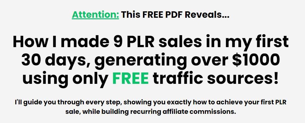 🔥 Learn How I Made 9 PLR Sales in 30 Days Using Only Free Traffic!

Access Your Free PDF on Google drive here 👉
drive.google.com/file/d/1LGr_5r…

#PLR #OnlineBusiness #DigitalMarketing #AffiliateMarketing #FreeTraffic #SalesSuccess #Entrepreneurship #MarketingTips #OnlineIncome