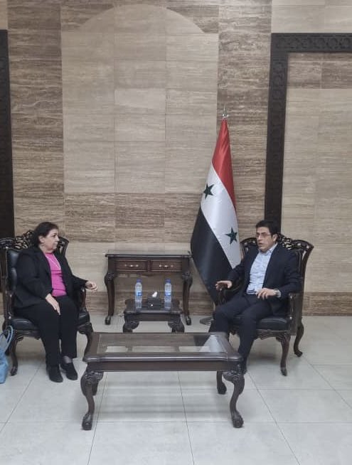 Meeting with #Syria Health Minister. Happy to see the Big Catch Up activity to vaccinate all children going on with support from @gavi @UNICEFinSyria @WHOSyria . It is #HumanlyPossible . We need to ensure that every child in Syria is fully vaccinated