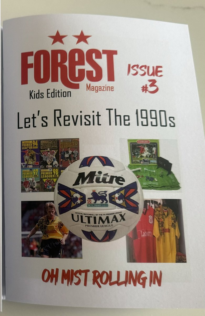 Also… Junior Reds version issue 3. Introduce your Junior Red to the decade that started most of our journeys as Forest Supporters. £1 - 40 pages