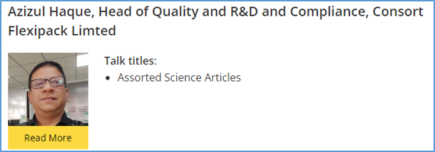 Azizul6602's tweet photo. Many thanks to @AmerChemSociety  Chemical Society for this great opportunity. “I have recently joined the ACS Speaker Directory” and would be happy to reach out to me. Subject matter - “Ideas on environmental issues, plastics recycling, climate relevant topics, carbon capture. https://t.co/HawvQAE8gP