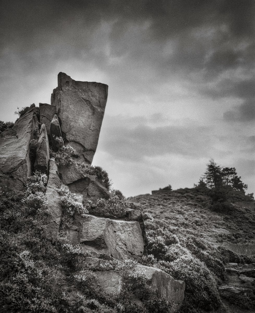 Quarry on Ilkley Moor #blackandwhitephotography