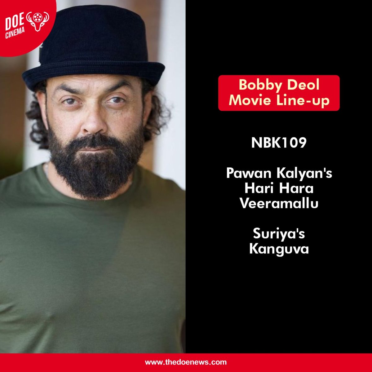 #bobbydeol #nbk109 #hariharaveeramallu #kanguva