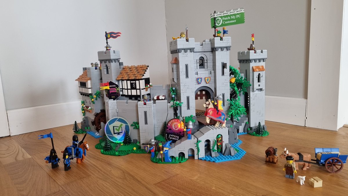 It's done (last weekend TBH) & just in time for @mmsmoa! Huge thank you to @PatchMyPC for hours of fun with my daughter. She has learned a lot & send her thanks! Just as #PMPC help defend us thanks you super fast 3rd party update, the castle now fends of intruders! See you soon!