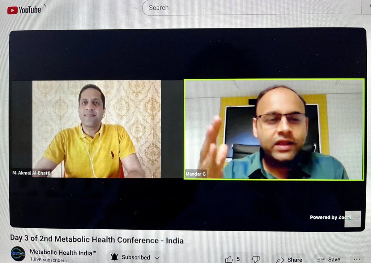 #MHC2024 finally we get to hear @carbsfreehuman in conversation with @FITholic_Health relating his inspirational story about overcoming diabetes and cancer using #keto and #carnivore diet @shashiiyengar @dlifein @TheIraSahay @prassri
