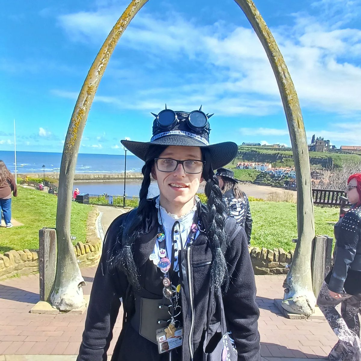 I was at whitby goth weekend on Friday at my First one I have a lot of photos and videos.  

But just to say I need to go back only on Fridays thank goodness I only I don't live too far from Whitby. 
#whitbyGothWeekend