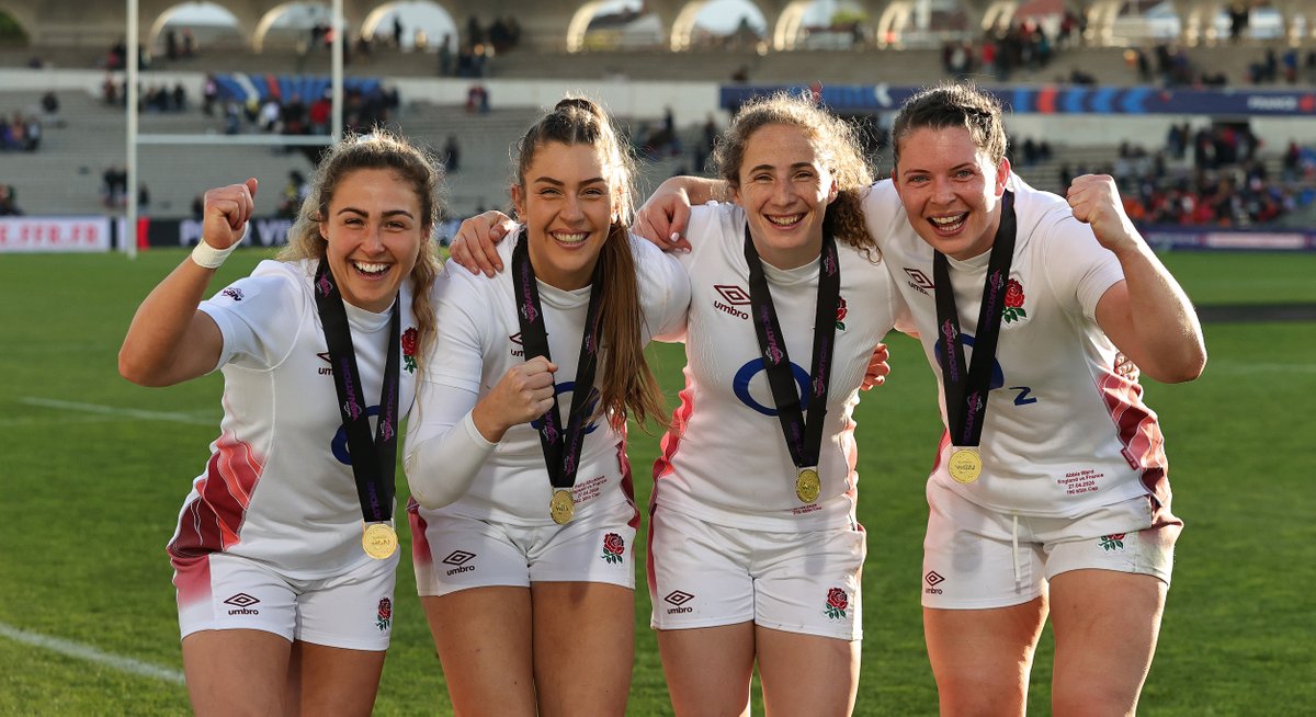 𝙂𝙍𝘼𝙉𝘿 𝙎𝙇𝘼𝙈 𝘾𝙃𝘼𝙈𝙋𝙄𝙊𝙉𝙎! What a day for @RedRosesRugby yesterday, winning their third consecutive Grand Slam! 🌹🏴󠁧󠁢󠁥󠁮󠁧󠁿🎖️ #ForOurPlayers #GuinnessW6N