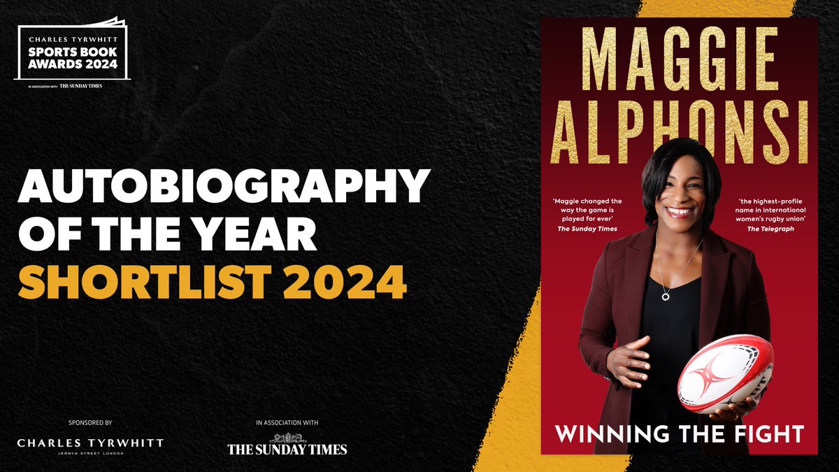 Polaris Publishing (@polaris_books) on Twitter photo We are SO thrilled to share the news that the incredible WINNING THE FIGHT by <a href="/MaggieAlphonsi/">Maggie Alphonsi MBE</a> with <a href="/GavinMairs/">Gavin Mairs</a> has been shortlisted for the Charles Tyrwhitt Sports Book Awards Autobiography of the Year, in association with the Sunday Times. 🎉🎉🎉🎉🎉 <a href="/sportsbookaward/">The Charles Tyrwhitt Sports Book Awards</a> We are SO thrilled to share the news that the incredible WINNING THE FIGHT by <a href="/MaggieAlphonsi/">Maggie Alphonsi MBE</a> with <a href="/GavinMairs/">Gavin Mairs</a> has been shortlisted for the Charles Tyrwhitt Sports Book Awards Autobiography of the Year, in association with the Sunday Times. 🎉🎉🎉🎉🎉 <a href="/sportsbookaward/">The Charles Tyrwhitt Sports Book Awards</a>