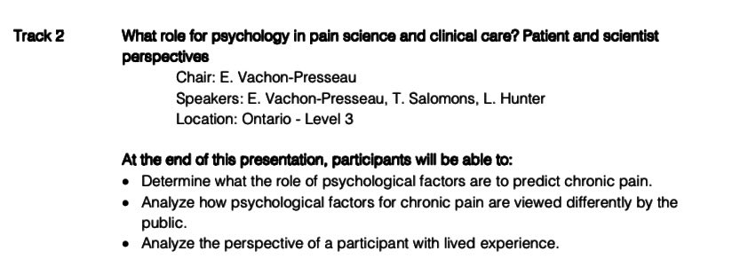 ⁦@CanadianPain⁩ ~ nothing like painsomnia the night before speaking at a conference about pain!! Now that is #LivedExperience #ChronicPain But I will be there sharing my story #PWLE Join us later this afternoon! 👇