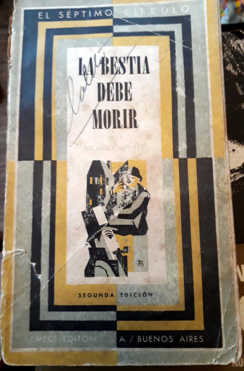 'La bestia debe morir' fue la novela elegida por Borges y Bioy Casares para abrir, en febrero de 1945, #ElSéptimoCírculo, la colección de novela policial dirigida por ambos.

«'La bestia debe morir' es una de las obras capitales del género.»
iberlibro.com/BESTIA-DEBE-MO…