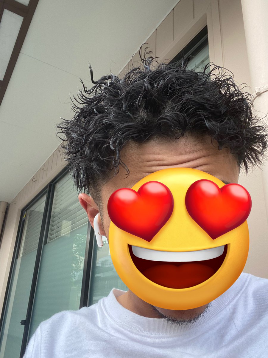 人生初のバリバリパーマ