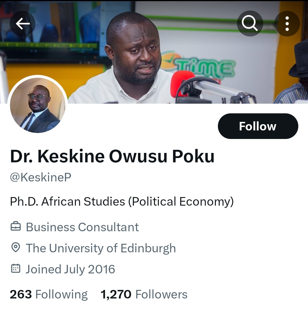 Frame 1; I warned this @KeskineP in February about his PhD. status from the University of British Colombia. Frame2; He has quickly changed his school to the University of Edinburgh🤣🤣🤣🤡