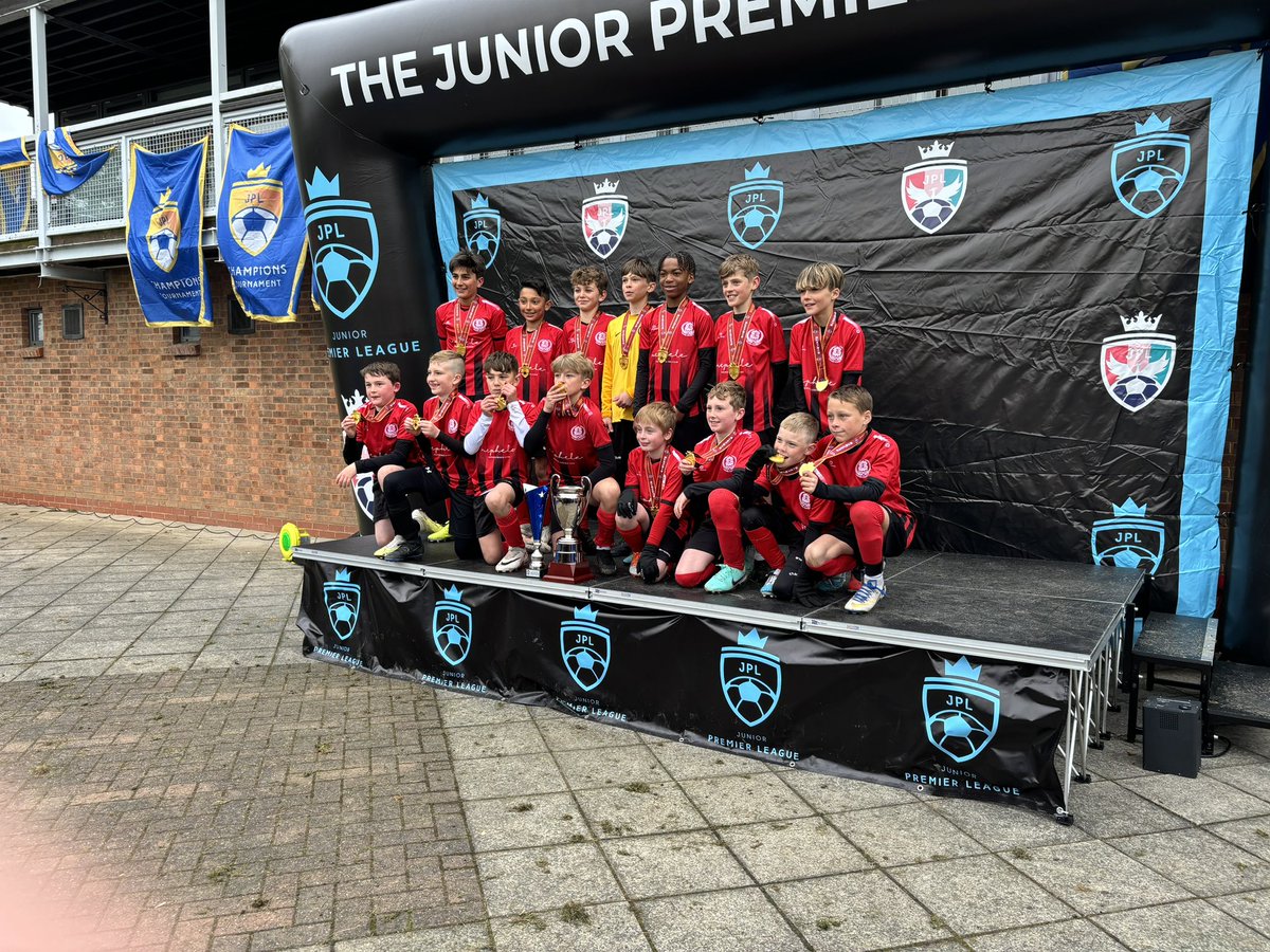 National Champions, might not mean much to some, but to these little ones it meant the world… ❤️#juniorpremierleague #nationalchampions