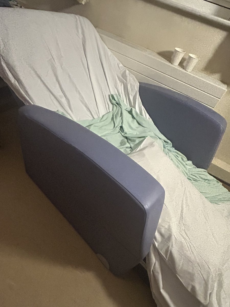 Struggling with the plastic coffin. It is getting harder to get in & out of it. I wonder whether @CNWLNHS considered ppl with mobility needs eg arthritis like myself when deciding these things were a feasible alternative to beds. My arthritis is so much worse after a few nights.