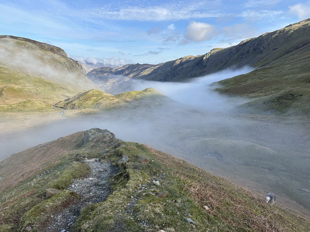 I love being out for sunrise so that I don’t miss out on amazing moments like this cloud inversion as light hit Borrowdale valley. 

#CoastToCoast #NationalTrail #C2C #LakeDistrict #Cumbria